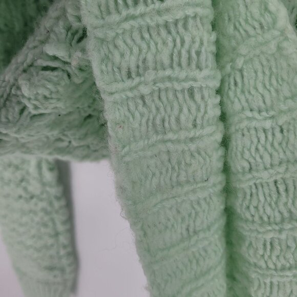 Free People womens medium Crashing Waves pullover open knit sweater wool blend - Picture 5 of 10